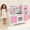 Pink Culinary Wooden Play Kitchen with 4 Accessories - Play Kitchens - 2