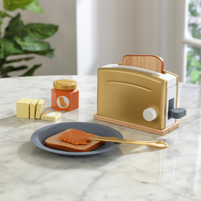Toaster Set Modern Metallics KidKraft Play Food & Accessories