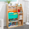 Pocket Sling Storage Wooden Bookshelf - Bookcases - 3