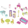 Wooden Enchanted Forest Dollhouse with 16pcs - Dollhouses - 4