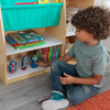 Pocket Sling Storage Wooden Bookshelf - Bookcases - 6