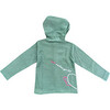 Embroidered Sweater "Love Makes You Fly",  Pistachio Green - Sweaters - 4
