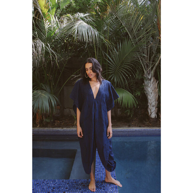 Women's Sarcelle Kaftan, Indigo