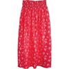 Women's Ana Skirt, Red Blossom Print - Skirts - 1 - thumbnail