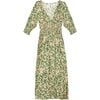 Women's Mila Maxi Dress, Green and Orange Forest - Dresses - 1 - thumbnail