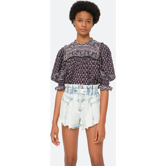 Women's Jasper Top, Black - Shirts - 3