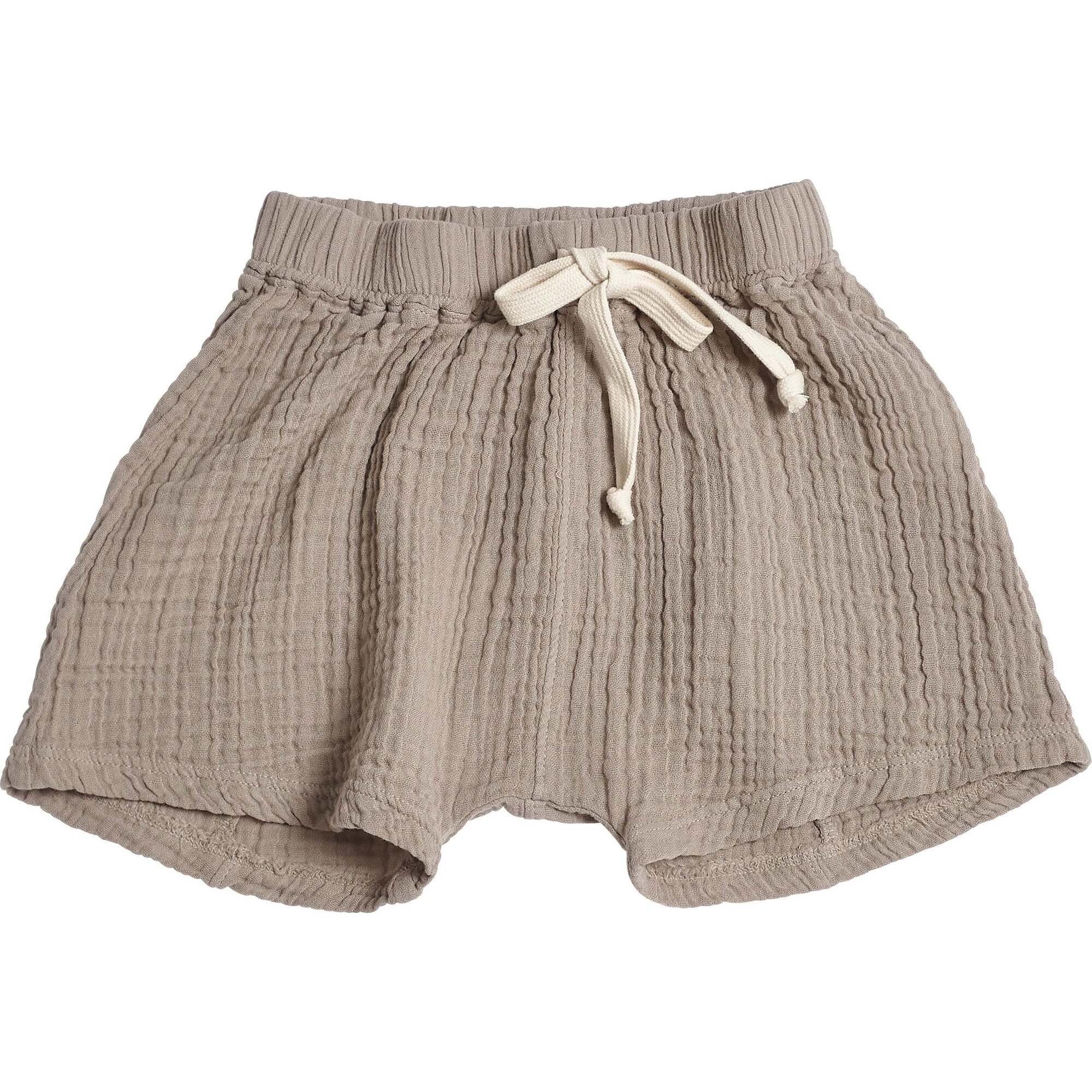 Kids Gauze Oversized Short, Fawn - Shorts - 1