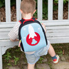 Rocket Toddler Harness Backpack, Blue and Red - Backpacks - 4
