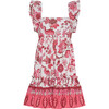 Women's Lexa Dress, Jacobean Rouge - Dresses - 1 - thumbnail