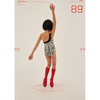 Mod Bathing suit, Cream with Black lines - One Pieces - 4