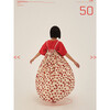 Chelsea Sundress, Cream & Red Flowers - Dresses - 2