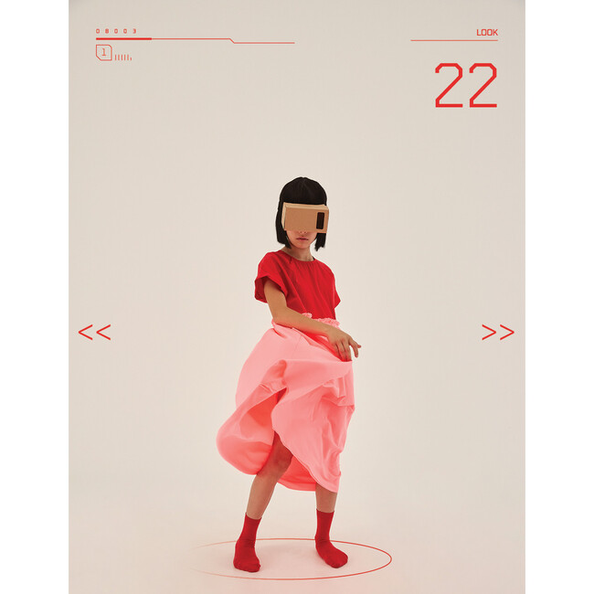 Kawaii Dress, Red & Pink