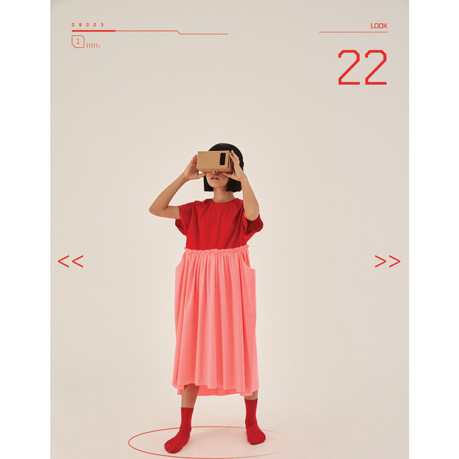 Kawaii Dress, Red & Pink - Dresses - 3