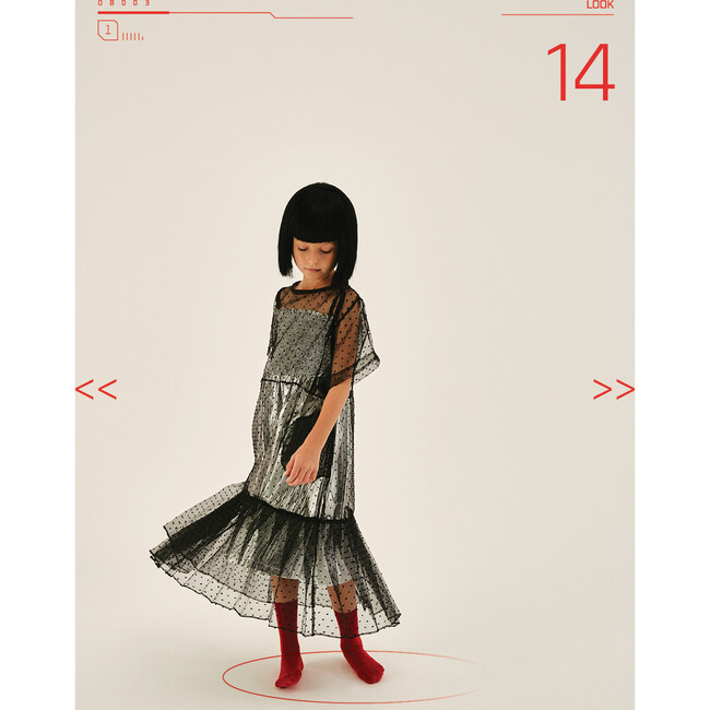 Goth Transparent Dress, Black - Dresses - 3