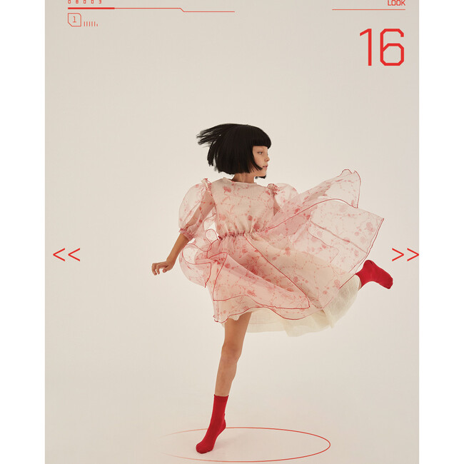 Fairytale Dress, Nude & Red - Dresses - 3