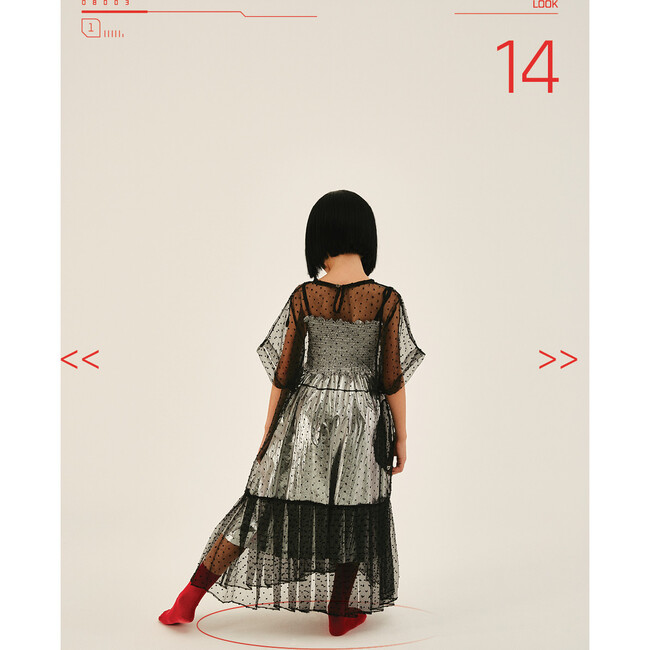 Goth Transparent Dress, Black - Dresses - 4