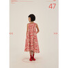 Mod Dress, Cream with Red lines - Dresses - 3