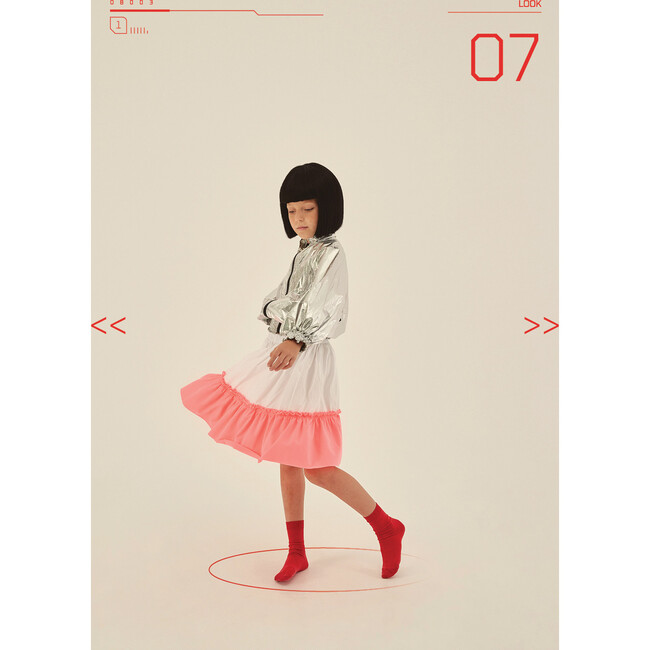 Futuristic Bomber jacket, Silver - Jackets - 3
