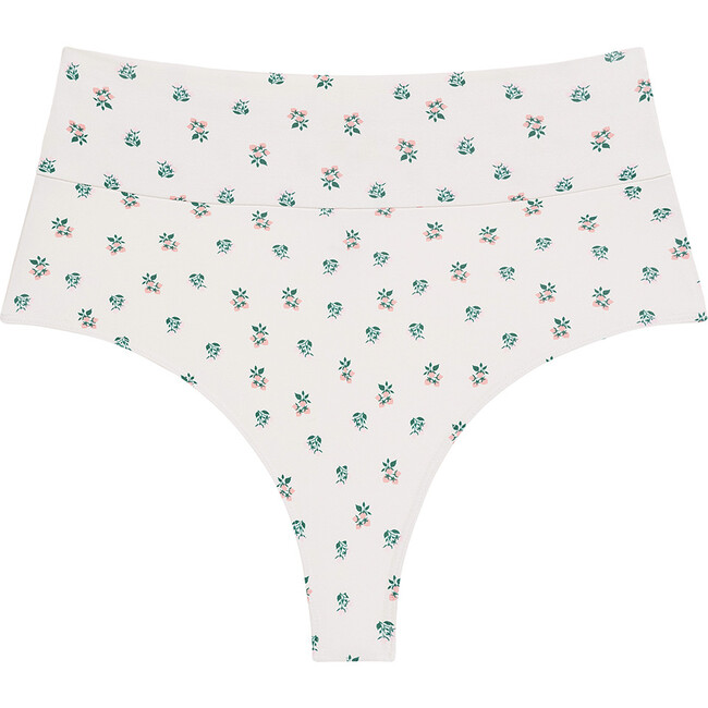 Women's Fruity Floral High Rise Bikini Bottom - Two Pieces - 1