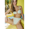 Women's Jade Sparkle Tamarindo Binded Bikini Bottom - Two Pieces - 2