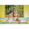 Women's Jade Sparkle Tamarindo Binded Bikini Bottom - Two Pieces - 4