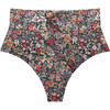 Women's Mara Floral Added Coverage High Rise Bikini Bottom - Two Pieces - 1 - thumbnail