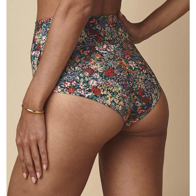 Women's Mara Floral Added Coverage High Rise Bikini Bottom - Two Pieces - 3