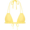 Women's Yellow Pastel Euro Bow Bikini Top - Two Pieces - 1 - thumbnail