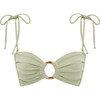 Women's Jade Sparkle Tori Ties Bandeau Bikini Top - Two Pieces - 1 - thumbnail