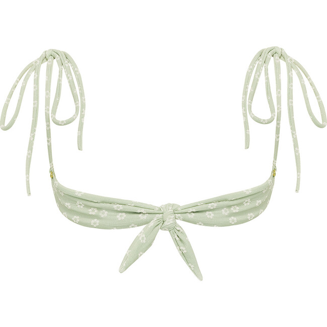 Women's Jade Floral Tori Ties Bandeau Bikini Top - Two Pieces - 3