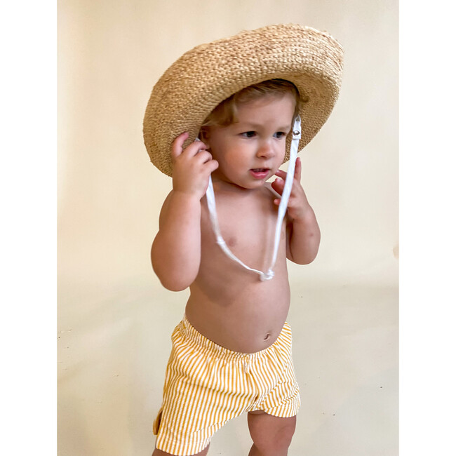 Canary Stripe Mini Boardshort - Swim Trunks - 2