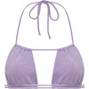 Women's Lilac Sparkle Brasil Bikini Top - Two Pieces - 1 - thumbnail