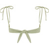 Women's Jade Sparkle Tori Ties Bandeau Bikini Top - Two Pieces - 8