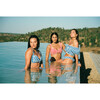 Women's Blue Gingham Paula Tie-Up Bikini Bottom - Two Pieces - 2