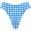 Women's Blue Gingham Paula Tie-Up Bikini Bottom - Two Pieces - 3