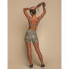 Women's Zebra Midi Bike Short - Shorts - 3