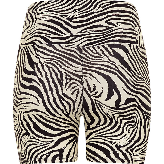 Women's Zebra Midi Bike Short - Shorts - 5