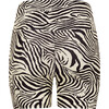Women's Zebra Midi Bike Short - Shorts - 5