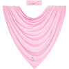 Solid Ribbed Posh Pink  Infant Swaddle and Headwrap Set - Swaddles - 1 - thumbnail