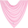 Solid Ribbed Posh Pink  Infant Swaddle and Headwrap Set - Swaddles - 3
