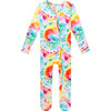 Totally Tie Dye Footie Zippered One Piece - Pajamas - 1 - thumbnail