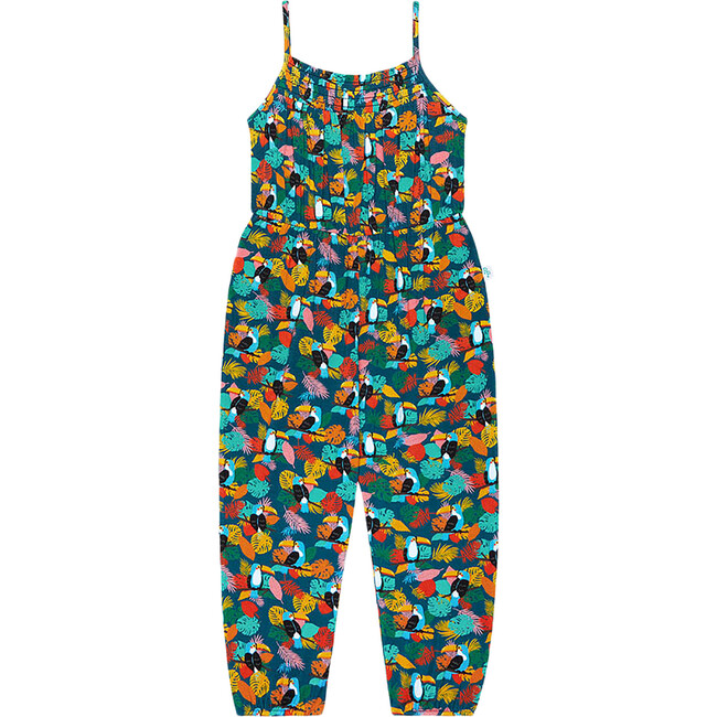 Rio Smocked Spaghetti Jumpsuit - Jumpsuits - 1