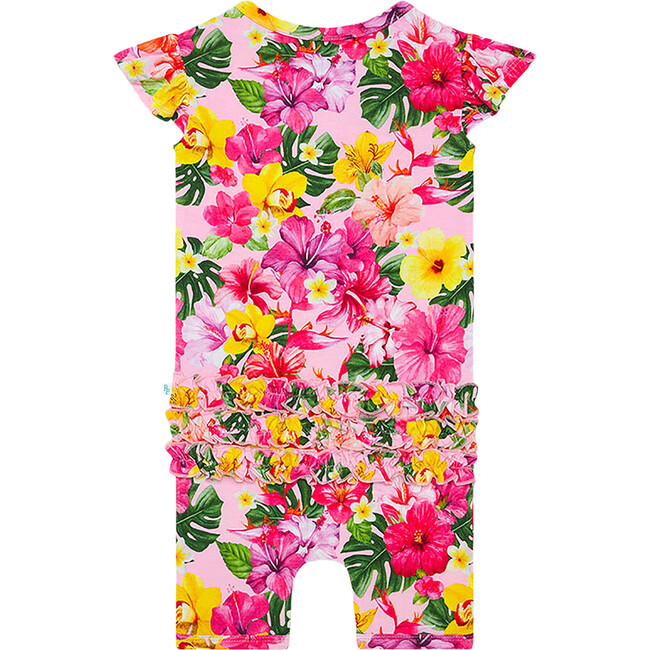 Malana Basic Ruffled Capsleeve Short Length Romper - Rompers - 2