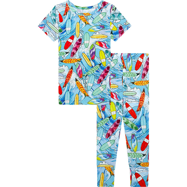 Wave Short Sleeve Basic Pajama - Pajamas - 1
