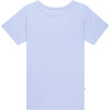 Solid Ribbed Powder Blue  Short Sleeve Basic Pajama - Pajamas - 2