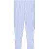 Solid Ribbed Powder Blue  Short Sleeve Basic Pajama - Pajamas - 3