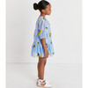 Mini Eliza Dress, Summer Blossom Oxford Blue - Dresses - 5