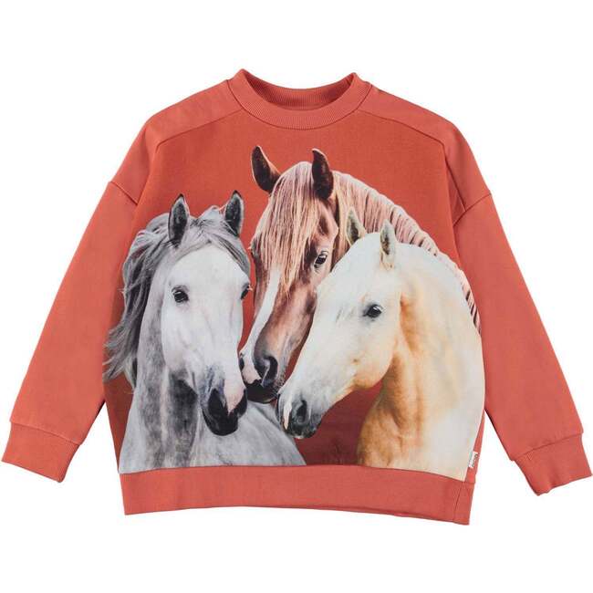Mandy Animal Sweatshirt, Orange