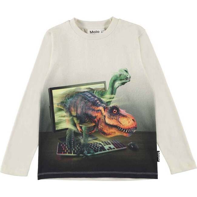 Dino Graphic T-Shirt, White