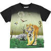 Roxo Animal Graphic T-Shirt, Black - Tees - 1 - thumbnail